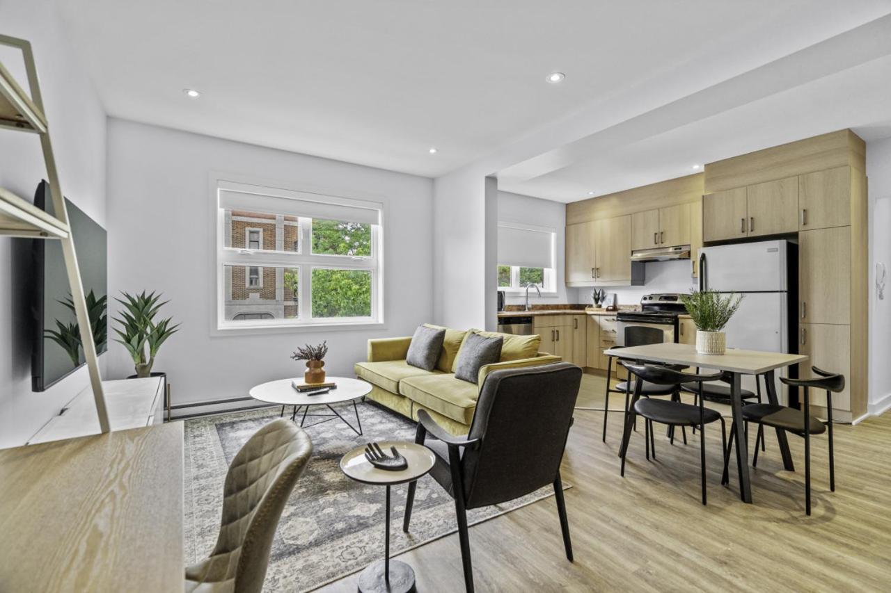 Stylish 2 Bedroom Haven By Jean Talon Market Montréal Kültér fotó